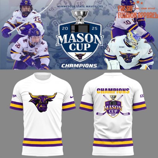 Minnesota State Mavericks Mason Cup Champions 2025 Shirt