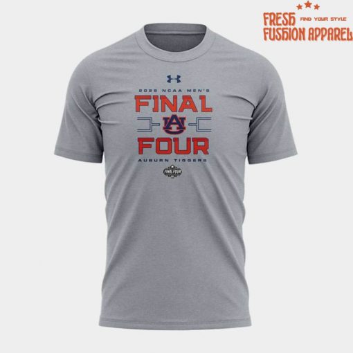 Auburn Tigers men’s Basketball 2025 South Regional Champions Final Four Grey Tee