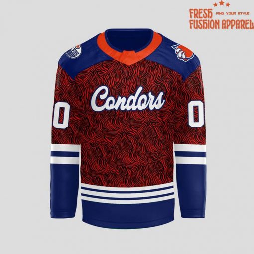 Bakersfield Condors Special New 2025 Warm Up Hockey Jersey
