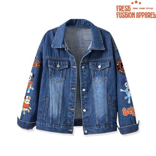 Baltimore Orioles x Bluey Night Denim Jacket