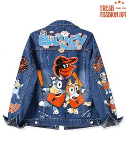 Baltimore Orioles x Bluey Night Denim Jacket