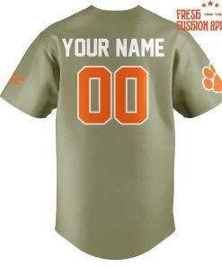 Clemson Tigers Baseball Military Appreciation Baseball Jersey