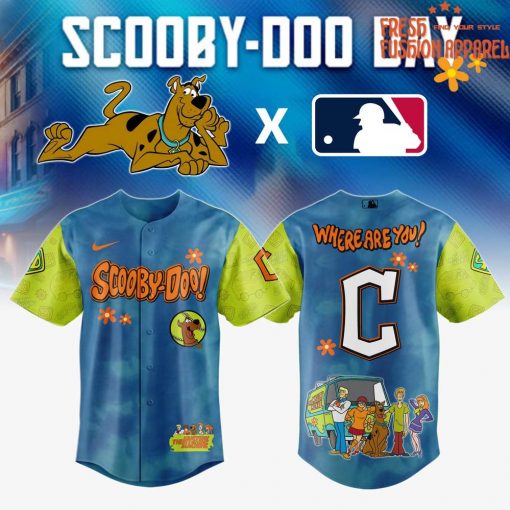 Cleveland Guardians MLB x Scooby-Doo Day Special Baseball Jersey