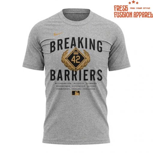 Houston Astros Jackie Robinson Day 2025 “Breaking Barriers” Special Grey Tee