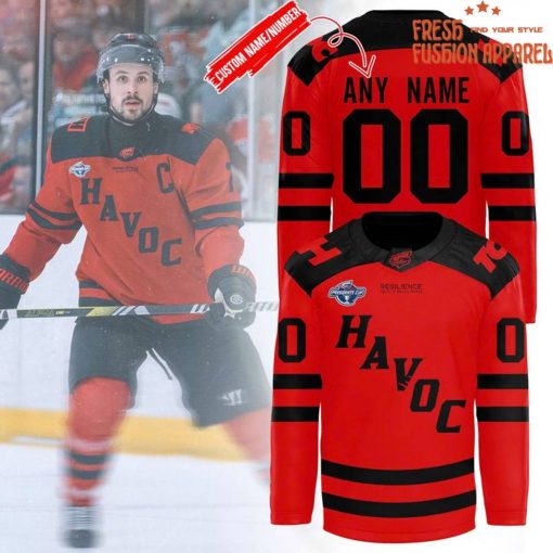 Huntsville Havoc 2025 SPHL Presidents Cup Personalized Hockey Jersey