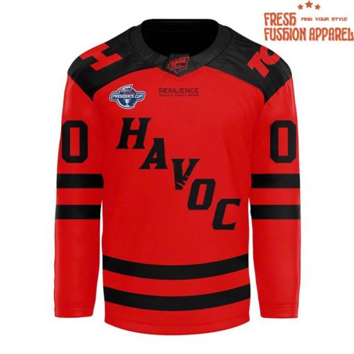 Huntsville Havoc 2025 SPHL Presidents Cup Personalized Hockey Jersey