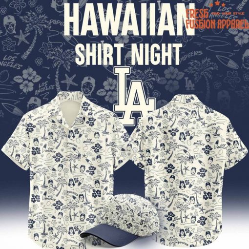 Los Angeles Dodgers “Hawaiian Shirt Night 2025” Hawai Shirt