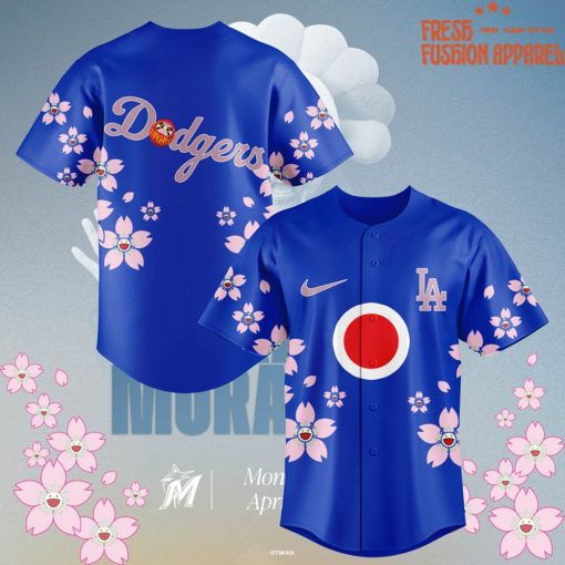 Los Angeles Dodgers Japanese Heritage Night 2025 Special Blue Baseball Jersey