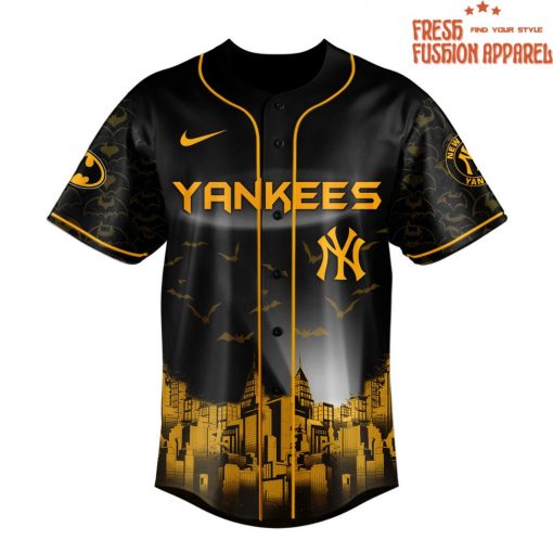 New York Yankees x DC Batman Game Night Special Baseball Jersey