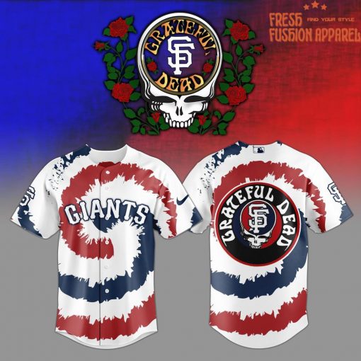 San Francisco Giants MLB x Grateful Dead 2025 Special Edition Baseball Jersey