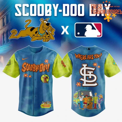 St. Louis Cardinals MLB x Scooby-Doo Day Special Baseball Jersey