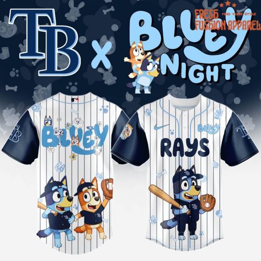 Tampa Bay Rays MLB x Bluey And Bingo 2025 Special Baseball Jersey