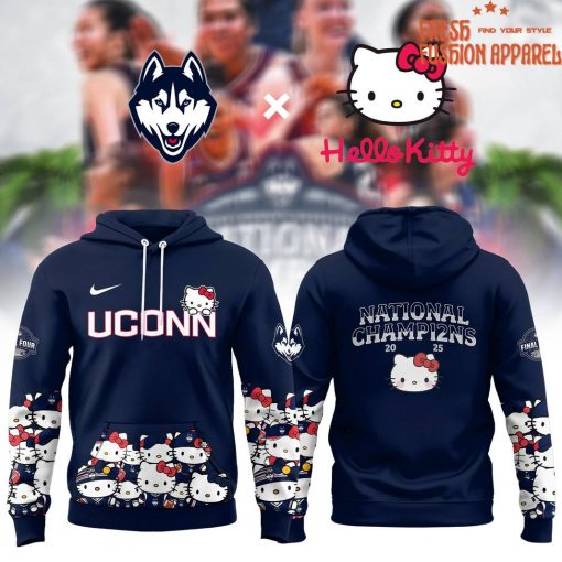 UConn Huskies Women’s Basketball National Champions x Hello Kitty Special Hoodie