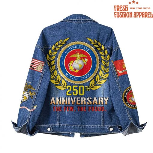 US Marines Corps 250th Anniversary Denim Jacket