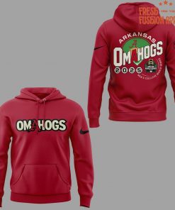 Arkansas Razorbacks OMAHOGS College World Series Baseball Hoodie