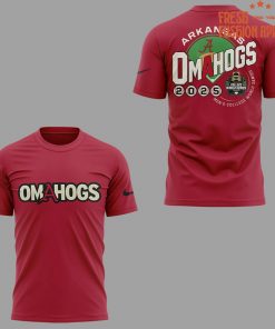 Arkansas Razorbacks OMAHOGS College World Series Baseball Shirt
