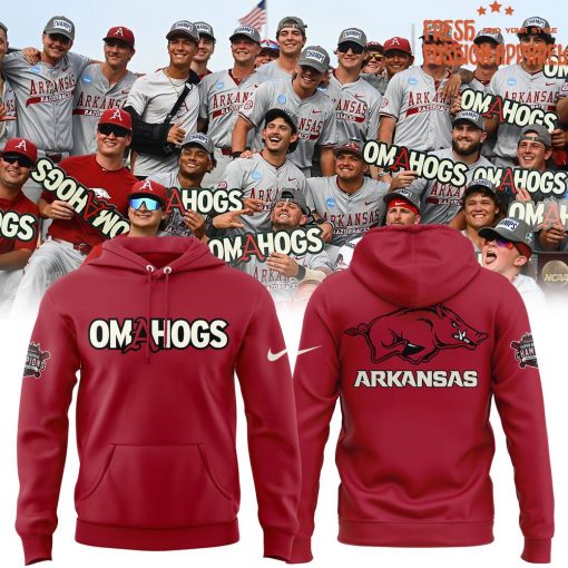Arkansas Razorbacks Omahogs Super Regionals Champions 2025 Hoodie