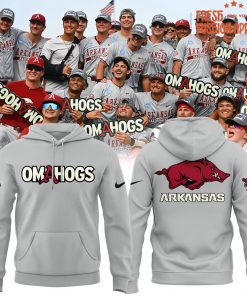 Arkansas Razorbacks Omahogs Super Regionals Champions 2025 Hoodie