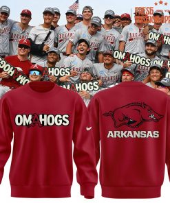 Arkansas Razorbacks Omahogs Super Regionals Champions 2025 Sweatshirt
