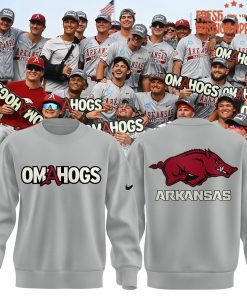 Arkansas Razorbacks Omahogs Super Regionals Champions 2025 Sweatshirt