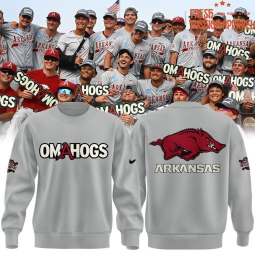 Arkansas Razorbacks Omahogs Super Regionals Champions 2025 Sweatshirt