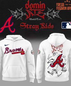 Atlanta Braves x Stray Kids DomiATE Word Tour Signature Hoodie