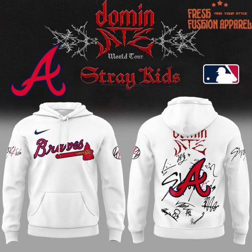 Atlanta Braves x Stray Kids DomiATE Word Tour Signature Hoodie