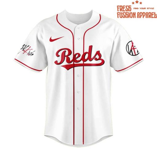 Cincinnati Reds x Stray Kids DomiATE Word Tour Signature Baseball Jersey