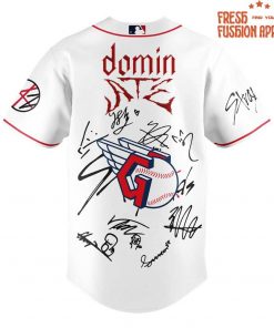 Cleveland Guardians x Stray Kids DomiATE Word Tour Signature Baseball Jersey