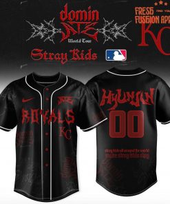 Kansas City Royals x Stray Kids DomiATE Word Tour Personalized Baseball Jersey
