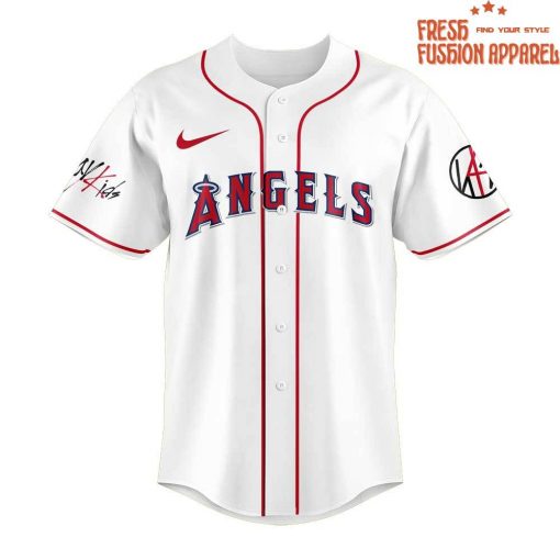 Los Angeles Angels x Stray Kids DomiATE Word Tour Signature Baseball Jersey