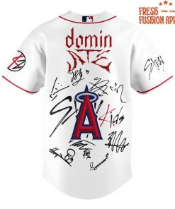Los Angeles Angels x Stray Kids DomiATE Word Tour Signature Baseball Jersey