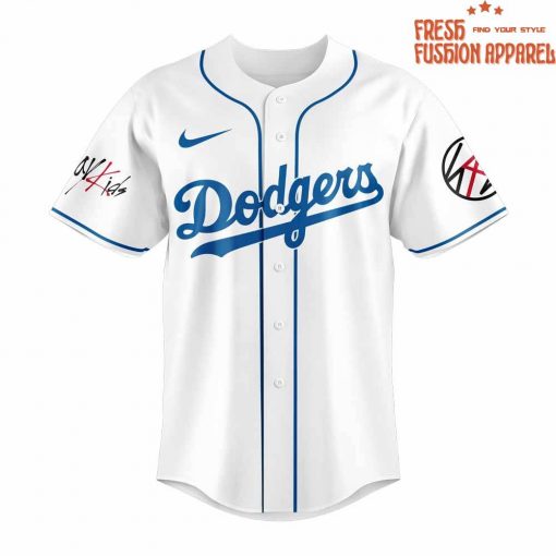 Los Angeles Dodgers x Stray Kids DomiATE Word Tour Signature Baseball Jersey