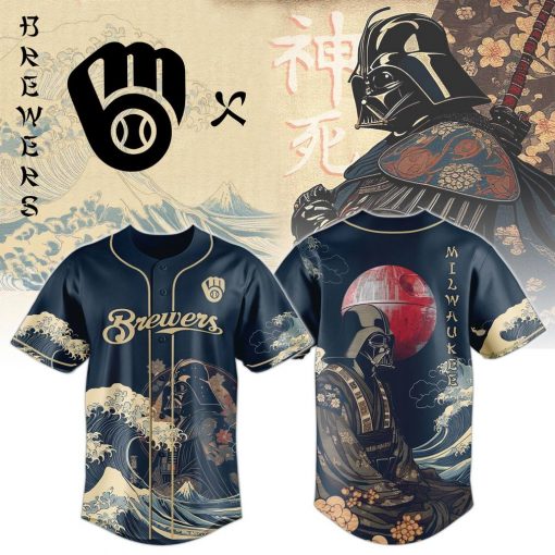 Milwaukee Brewers x Lord Vader Japan Edition 2025 Baseball Jersey