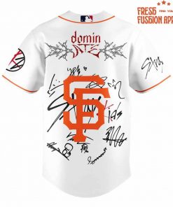 San Francisco Giants x Stray Kids DomiATE Word Tour Signature Baseball Jersey