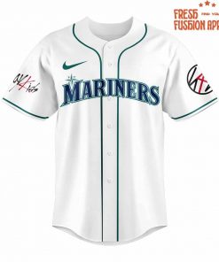 Seattle Mariners x Stray Kids DomiATE Word Tour Signature Baseball Jersey