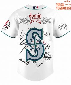 Seattle Mariners x Stray Kids DomiATE Word Tour Signature Baseball Jersey