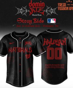 Washington Nationals x Stray Kids DomiATE Word Tour Personalized Baseball Jersey
