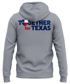 Houston Astros x Texas Rangers Together For Texas Special Grey Hoodie
