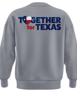 Houston Astros x Texas Rangers Together For Texas Special Grey Sweatshirt