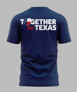 Houston Astros x Texas Rangers Together For Texas Special Navy Shirt