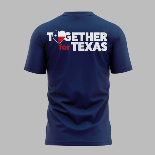 Houston Astros x Texas Rangers Together For Texas Special Navy Shirt