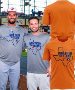 Houston Astros x Texas Rangers Together For Texas Tee