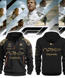 Mercedes F1 Team x F1 The Movie 2025 APXGP “Brad Pitt” Quarter-Zip Hoodie