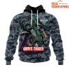 Grave Digger Monster Jam Special Purple Green Hoodie