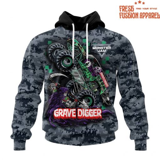 Grave Digger Monster Jam Special Design Hoodie