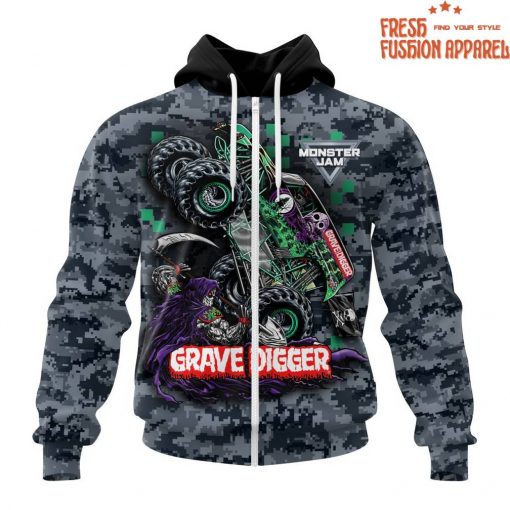 Grave Digger Monster Jam Special Design Hoodie