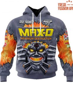 Monster Jam Max-D Special Design Personalized Hoodie